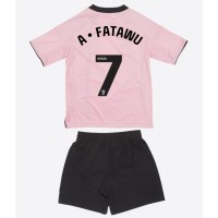 Leicester City Issahaku Fatawu #7 Replika babykläder Tredjeställ Barn 2025-26 Kortärmad (+ korta byxor)
